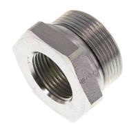 G 1 1/2'' x G 1'' M/F Adaptador reductor de acero galvanizado 315 Bar - Hidráulico