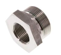 G 1 1/2'' x G 1'' M/F Adaptador reductor de acero inoxidable 315 Bar - Hidráulico