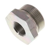 G 1 1/2'' x G 3/4'' M/F Adaptador reductor de acero galvanizado 315 Bar - Hidráulico