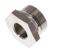 G 1 1/4'' x G 3/4'' M/F Adaptador reductor de acero inoxidable 400 Bar - Hidráulico