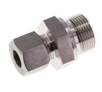 G 3/4'' Macho x 12S Anillo de corte recto de acero inoxidable con junta FKM 630 Bar DIN 2353