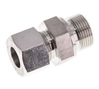 G 3/4'' Macho x 16S Anillo de corte recto de acero inoxidable con junta FKM 400 Bar DIN 2353