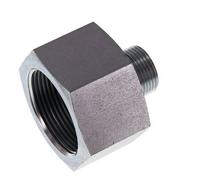 G 3/4'' x G 1 1/2'' M/F Adaptador reductor de acero galvanizado 315 Bar - Hidráulico