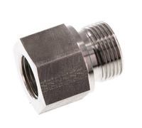 G 3/4'' x G 1/2'' M/F Adaptador reductor de acero inoxidable 400 Bar - Hidráulico