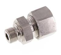G 3/8'' Macho x 16S Anillo de corte recto de acero inoxidable 400 Bar DIN 2353