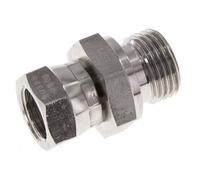 G 3/8'' x G 1/2'' F/M Adaptador reductor de acero inoxidable 350 Bar - Hidráulico