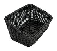G.E.T Cesta rectangular inclinada - 23,5 x 30,5 x 17,8 cm - Negro