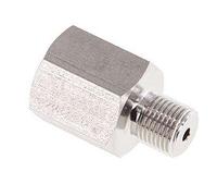 G1/2'' (M) x M12x1,5 (F) Reductor de acero inoxidable para manómetro