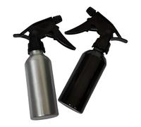 G4GADGET Botellas pulverizadoras de agua vacías de aluminio, paquete de 2-200 ml, botella de spray recargable con gatillo para limpieza, jardinería, cuidado del cabello, bricolaje, plantas y uso de