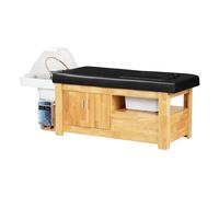 Gabbiano Head Spa Bali cama de lavado de pelo negra