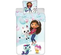 Jerry Fabrics Juego de cama 140 x 200 cm, poliéster, incluye funda de almohada
