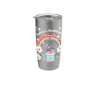 Gabby’s Dollhouse Rainbow House Fun Vaso térmico de acero inoxidable de doble pared