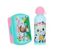 KIDS EUROSWAN Juego de fiambrera y botella Gabbys Dollhouse 400 ml