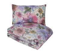 Gabel Flower Power - Juego de Funda nórdica de algodón para Cama de Plaza y Media, 1,5 Unidades