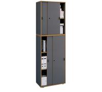 Gabinete de madera de la carpeta del archivo del gabinete de los muebles de oficina del gabinete Salia 5-fold ancho 60 cm puertas correderas