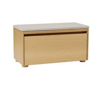 Gabinete Hideaway Enchapado con Puerta y Estante de Roble/ Arena Blanca