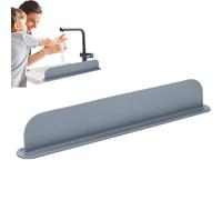 Gacqpli Protector antisalpicaduras para fregadero de cocina, protector de salpicaduras de silicona, protector contra salpicaduras para fregadero, panel trasero extralargo, ideal para cocina y baño