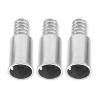 Gadpiparty 3 Piezas Conector de Rosca Metálica de Hierro para Mango de Escoba de 22mm Estándar Americano, Conexión Segura y Versátil para Herramientas de Limpieza del Hogar