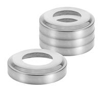 Gadpiparty 4 Cubiertas Redondas de Acero Inoxidable de 1,9 Pulgadas para Escalera de Piscina Enterrada Estabilidad Mejorada y Rendimiento Duradero en Área de Piscina