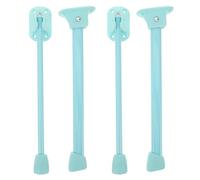 Gadpiparty 4 patas de mesa plegables para mesas plegables y escritorios de laptop con alta capacidad de carga y fácil instalación, material de plástico y hierro adecuado para uso doméstico y de