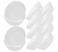 Gadpiparty 50 Piezas de Papel Vegetal para Hornear Pasteles Antiadherente Blanco para Moldes de Tartas y Repostería, Adecuado para Uso en Horno y Cocina