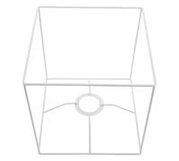 Gadpiparty Adaptador de Pantalla de Lámpara Industrial Marco de Hierro 20X20 CM y Portalámparas E27, Soporte para Lámparas Colgantes en Proyectos de Iluminación Interior
