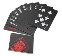 Gadpiparty Baraja de Cartas de Plástico para Juegos de Mesa Familiares, 2 Cajas Diseño Clásico Impreso y Forma Rectangular, Multiusos y Cómodas