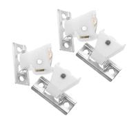 Gadpiparty Bloqueo de Polea para Cortinas Enrollables de Interior, Juego de 2 Piezas de Plástico Blanco Instalación Fácil y Movimiento Suave para Oficinas y Comercios