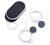 Gadpiparty Bomba de Oxígeno Solar Portátil para Estanques Panel Solar 5v y Batería de 3600mah, Aireador Ligero y Fácil de Transportar para Acuarios y Jardines