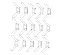 Gadpiparty Clips De Resorte Para Pantallas De Lámparas De 11 Pulgadas Abrazaderas De Hierro Para Lámparas De Mesa Y Techo Juego De 20 Piezas Multifuncionales