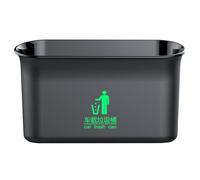 Gadpiparty Cubo de Basura para Coche Portátil PP Negro para Hogar y Oficina | Instalación y Retirada Sencillas, Diseño Multifunción, Uso en Coche, Cocina, Dormitorio, de Tamaño Reducido