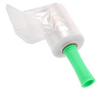 Gadpiparty Envoltura Elástica de Plástico Pe Mango Ergonómico, Film Estirable Transparente para Embalaje Industrial y Mudanzas Seguro y Resistente