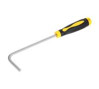 Gadpiparty Gancho De Puerta Con Empuñadura De Goma Extractor De Puerta Enrollable Gancho De Resistente Para Tapa De Desagüe Para Uso Casa y Apertura Fácil De Persianas Enrollables