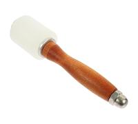 Gadpiparty Martillo Cabeza de Nylon Mango de Madera para Tallar Cuero y Herramienta Ligera y Fácil de Llevar para Bricolaje y Manualidades de Cuero