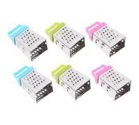 Gadpiparty Mini Rallador de Queso de Acero Inoxidable Plástico Resistente, Herramienta para Rallar Verduras y Cortar en Rebanadas, Adecuado para Cocina