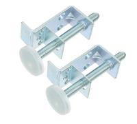 Gadpiparty Patas Ajustables para Armario de Acero Laminado Frío, Soporte Nivelador de Muebles 2 Piezas, Altura Regulable para Suelos Irregulares en Cocina, Sala y Oficina
