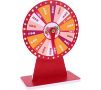Gadpiparty Rueda Giratoria para Premios de Pvc Ligera y Duradera, Suministros para Fiestas y Juegos Plataforma Giratoria Adecuado para Sorteos y Actividades