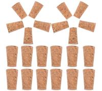 Gadpiparty Tapones de Corcho Cónicos para Conservar el Sabor 100 Sellado Hermético y Material Natural para Botellas de Vino Adecuado para Botellas de Vidrio