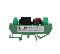 GAEYAELE Módulo de relé de 1canal AC230V Din Rail Montado en riel GSM Módulo temporizador de control de relé(AC230V)