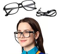 Gafas de plomo de protección contra la radiación de rayos X - gafas de protección de seguridad gafas escudo ocular con marco de plástico envolvente para resonancia magnética CT, 1 piezas (0.5mm Pb)