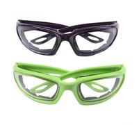 Gafas de protección de cebolla de cocina con rendimiento de lente a prueba de niebla, sello de espuma suave y geometría de marco aerodinámico (negro)