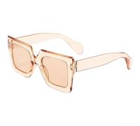 Gafas de sol negras filtro de luz azul protección UV400 Gafas cuadradas de moda Marco de PC ligero para mujeres hombres uso diario oficina (G)