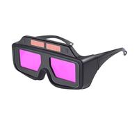 Gafas de soldadura, protección autooscurecedora, color ajustable, antirreflectante, resistente a los arañazos, modelo envolvente para corte soldadura, soldadura, rectificado, seguridad DIY