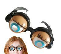 Gafas para guiñar | Divertidos juguetes de broma locos, divertidos lentes de globo ocular para adultos, mujeres y hombres, disfraz de escenario, cabina de fotos, sesión de fotos, cosplay, juego de