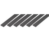 GAH-Alberts 423940 433284 Barra plana en acero de calidad premium, laminado en caliente, longitud 1 m, ancho 10 mm, juego de 6