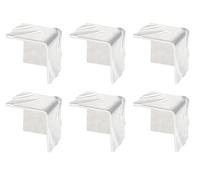 GAH-Alberts 497309 467654 - Protectores de esquinas | Relieve estriado | Aluminio, Natural, 23,5 x 23,5 mm | Juego de 6