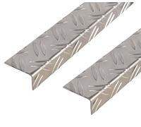 GAH-Alberts 497415 468903 - Perfil angular (2 unidades, aluminio, 1000 x 43,5 x 23,5 mm)