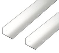 GAH-Alberts 497507 470241 - Perfil angular de aluminio, 1000 x 50 x 30 mm, natural, juego de 2