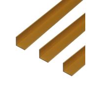GAH-Alberts 498146 473587 - Perfil angular de aluminio (1000 x 25 x 25 mm, anodizado dorado)