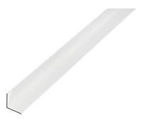 GAH-Alberts 498177 473624 - Perfil angular de aluminio, 1000 x 15 x 15 mm, anodizado en color plata | 10 unidades